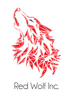 Red wolf design