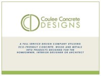 Coulee concrete designs