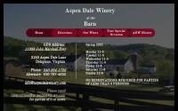 Aspen dale winery at the barn