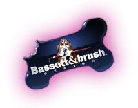 Bassett & brush