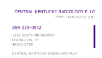 Central kentucky radiology, pllc