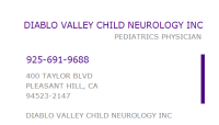 Diablo valley child neurology, inc