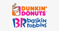 Dunkin donuts and baskin robbins ice cream