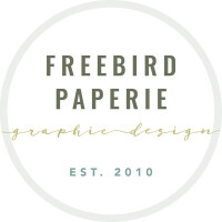 Freebird paperie graphic design