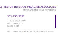 Littleton internal medicine associates, p.c.