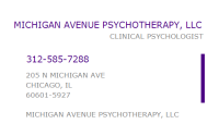 Michigan avenue psychotherapy, llc