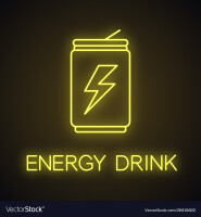 Neon energy drinks