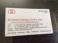 H s sons contracts pvt. ltd. - india