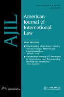 Journal of international law and international relations