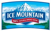 Ice mountain spring water
