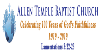 Allen temple baptist church