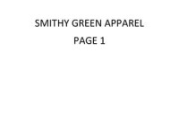 Smithy Green Apparel