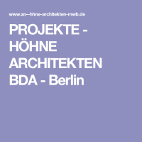 Höhne Architekten BDA