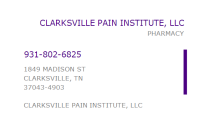 Clarksville pain institute, llc