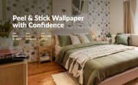 Luxe walls - peel and stick wallpaper