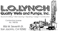 L.o. lynch quality wells & pumps inc.