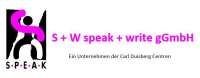 Speak + write gesellschaft für sprachunterricht mbh