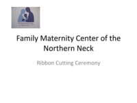 Family maternity center of the northern neck, inc., the
