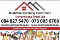 Rushmak plumbing electrical & renovations (pty) ltd