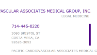 Pacific cardiovascular associates, medical group, inc